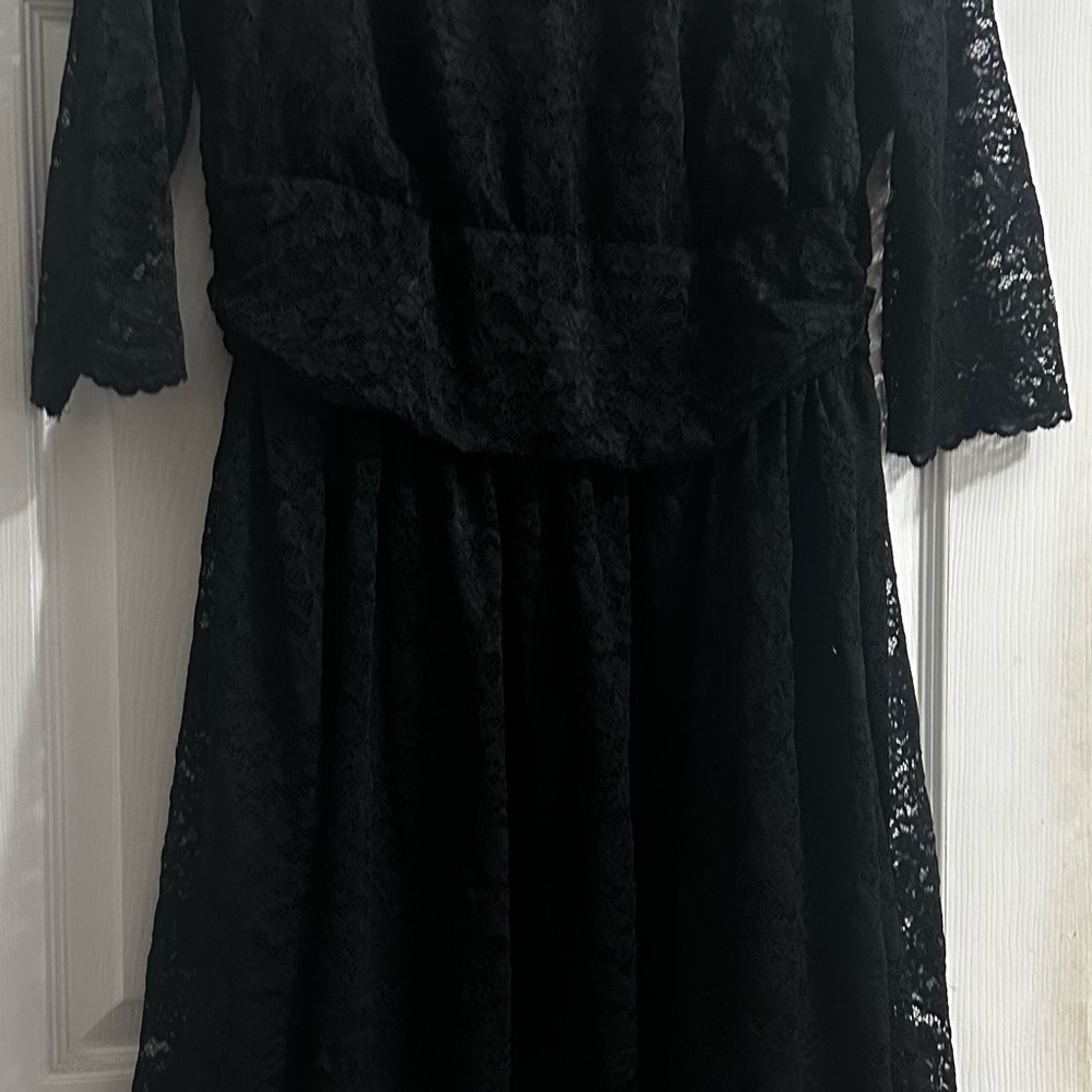 Kiyonna Black Lace Dress